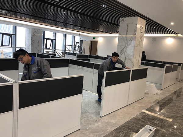 智賢達辦公家具家具現場施工圖